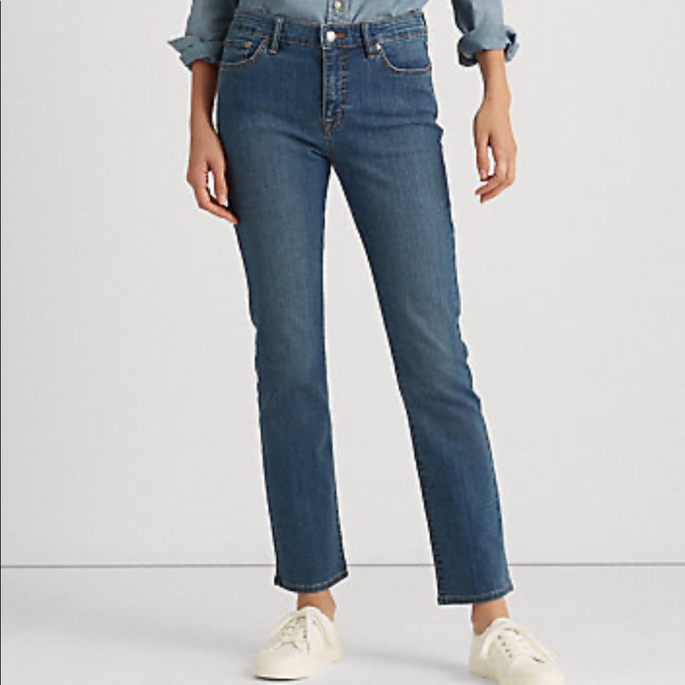 LRL Lauren Jeans Co. Ralph Lauren  | Premier Straight Jeans | Women's Size 8 - Picture 9 of 16